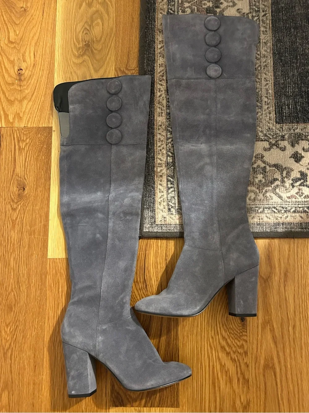 Avec Les Filles Knee High Heeled Boots